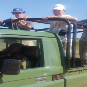 Volunteers in a community conservation in Tsavo Amboseli Ecosystem